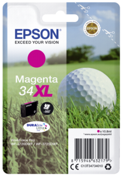 Epson Tintenpatrone magenta DURABrite Ultra Ink 34 XL T 3473