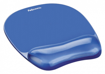 Fellowes Crystal Gel Maus Handgelenkauflage blau