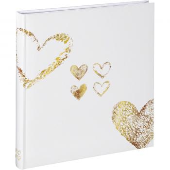 Hama Lazise gold Buchalbum 29x32 50 weiße Seiten Hochzeit    2363