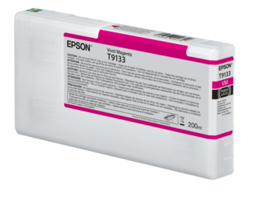 Epson Tintenpatrone vivid magenta T 913 200 ml      T 9133