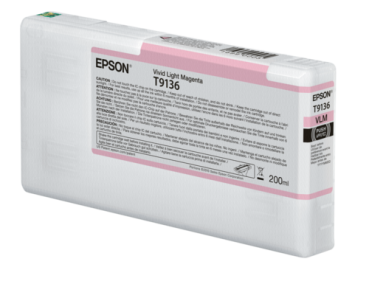 Epson Tintenpatrone vivid light magenta T 913 200 ml      T 9136