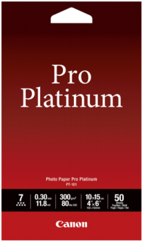 Canon PT-101 10x15 cm, 50 Blatt Photo Paper Pro Platinum   300 g