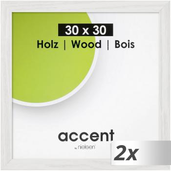 2x1 Nielsen Accent Magic   30x30 Holz Weiß                9733000