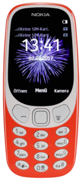 Nokia 3310 Dual Sim Warm Red