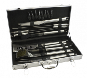Leopold Vienna Grillkoffer 18 teilig 8x24x27        LV01070
