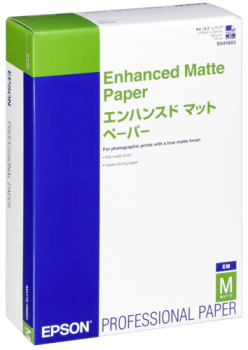 Epson Enhanced Matte Paper A 4, 250 Blatt, 192 g   S 041718