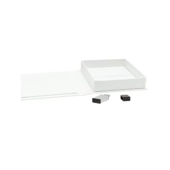 Deknudt S66DJ4 weiß          8x8 Aufbewahrungskarton USB Stick