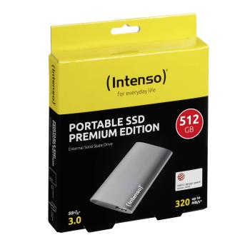 Intenso externe SSD 1,8"   512GB USB 3.0 Aluminium Premium
