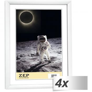 4x1 ZEP New Easy white     13x18 Kunststoff  Rahmen           KW2