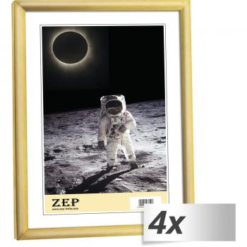 4x1 ZEP New Easy gold    21x29,7 DIN A4 Kunststoff Rahmen    KG11