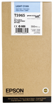 Epson Tintenpatrone light cyan T 596  350 ml        T 5965