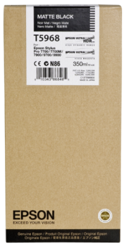 Epson Tintenpatrone matte black T 596  350 ml       T 5968