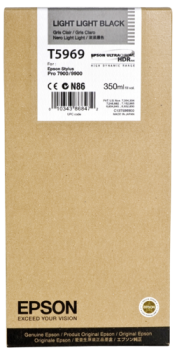 Epson Tintenpatrone light light black T 596  350 ml T 5969