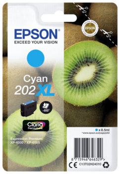 Epson Tintenpatrone cyan Claria Premium 202 XL     T 02H2
