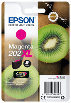 Epson Tintenpatrone magenta Claria Premium 202 XL     T 02H3