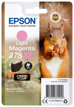 Epson Tintenpatrone 378 XL light magenta Claria Photo HD   T 3796