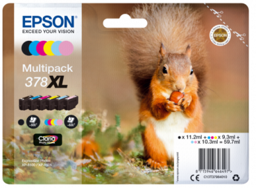 Epson Multipack Claria Photo HD T 378 XL (6 Farben)       T 3798