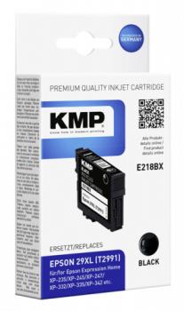 KMP E218BX Tintenpatrone schwarz kompatibel mit Epson T 2991 XL