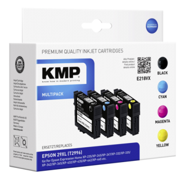 KMP E218VX Multipack BK/C/M/Y kompatibel mit Epson T 2996 XL