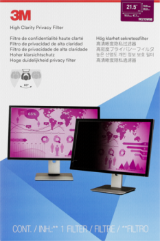 3M HC215W9B Blickschutzfilter High Clarity f Desktops 21,5