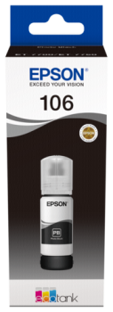 Epson EcoTank photo schwarz T 106 70 ml               T 00R1