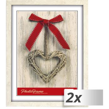 1x2 ZEP Photo Frame weiß   30x40 Kunststoff Rahmen          M485W