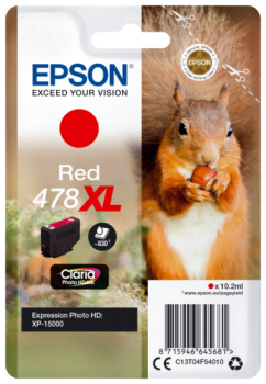 Epson Tintenpatrone red Claria Photo HD 478 XL    T 04F5