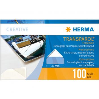 Herma Transparol Fotoecken XXL 100 St. 2er-Streifen        1302
