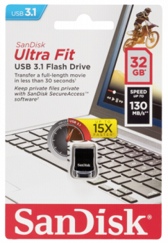 SanDisk Cruzer Ultra Fit    32GB USB 3.1         SDCZ430-032G-G46