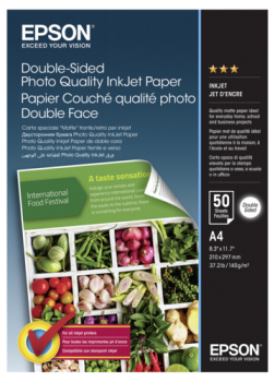 Epson Double-Sided Photo Quality Inkjet Paper A 4, 50 Blatt 140 g