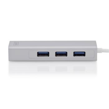DIGITUS USB Typ C 3.0 Hub mit Gigabit Ethernet