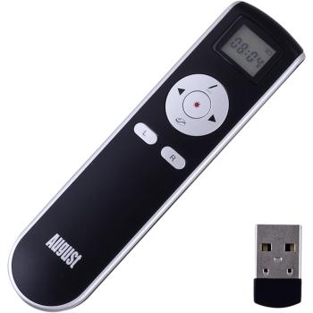 August LP315 Air Mouse Presenter mit Laserpointer