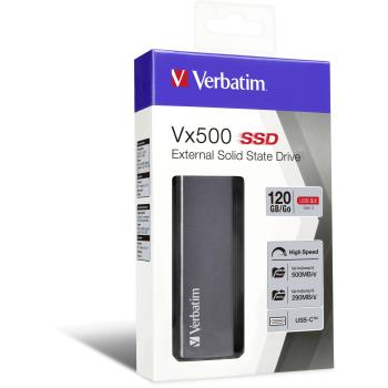 Verbatim Store n Go Vx500  120GB SSD USB 3.1