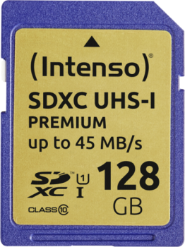 Intenso SDXC Card          128GB Class 10 UHS-I