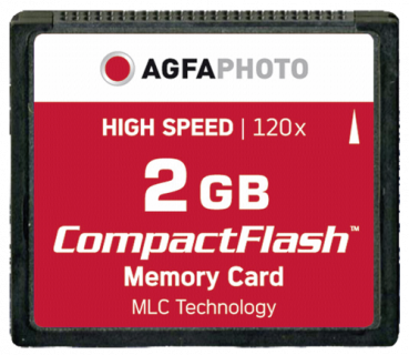 AgfaPhoto Compact Flash      2GB High Speed 120x MLC