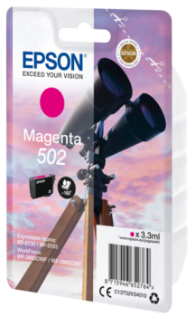 Epson Tintenpatrone magenta 502                       T 02V3