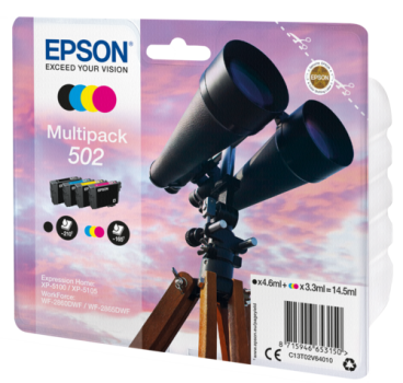 Epson Multipack T 502 BK/C/M/Y T 02V6