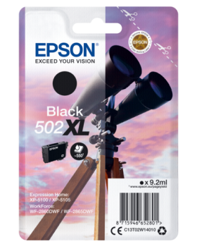 Epson Tintenpatrone schwarz 502 XL                    T 02W1
