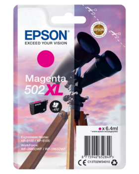 Epson Tintenpatrone magenta 502 XL                    T 02W3