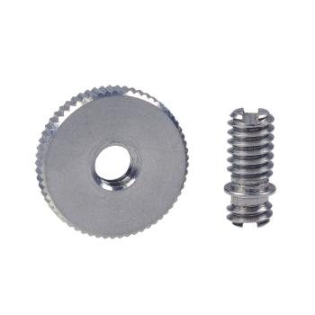 Kaiser Gewindeadapter 2 x 1/4" Gewindezapfen und Kontermutter