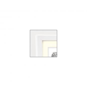 ZEP Regent 4 Passepartout  20x30 Holz Bilderrahmen weiß    V32234