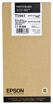 Epson Tintenpatrone photo black T 596 350 ml        T 5961