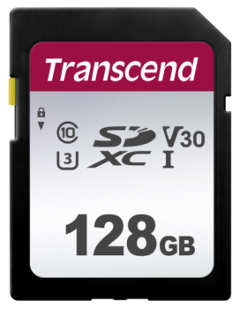 Transcend SDXC 300S        128GB Class 10 UHS-I U3 V30