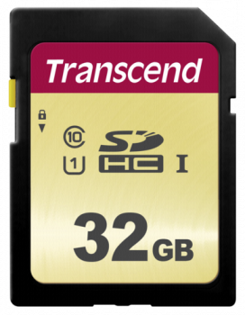 Transcend SDHC 500S         32GB Class 10 UHS-I U1 V30