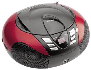 Lenco SCD-37 USB rot