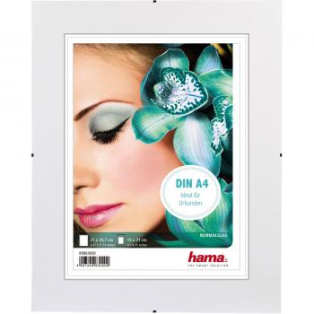 Hama Clip-Fix PS DIN A4  21x29,7 rahmenlos Polystyrol       61595