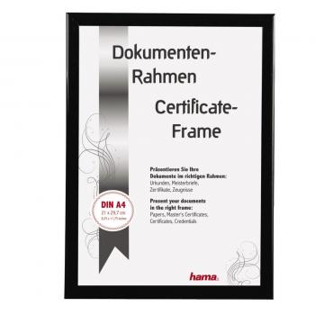 Hama Madrid schwarz      21x29,7 Kunststoff DIN A4          66692