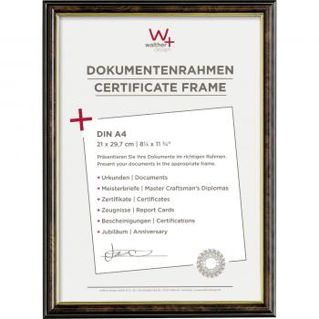 Walther Smell     DIN A4 21x29,7 Kunststoff nussbaum       JD130N