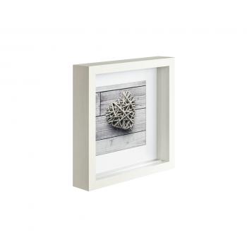 Hama Scala 3D weiß         23x23 Portrait Holz Passepartout 59777