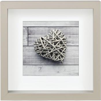 Hama Scala 3D taupe        23x23 Portrait Holz Passepartout 59778